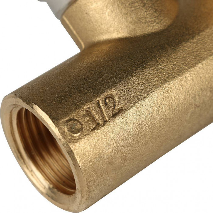 STOUT Угольник настенный с креплением удлинённый 1/2 х20 для металлопластиковых труб прессовой