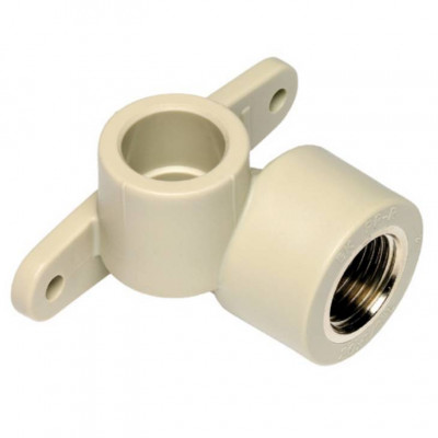Ekoplastik ППР настенный угольник концевой левый 20х1/2''x90°