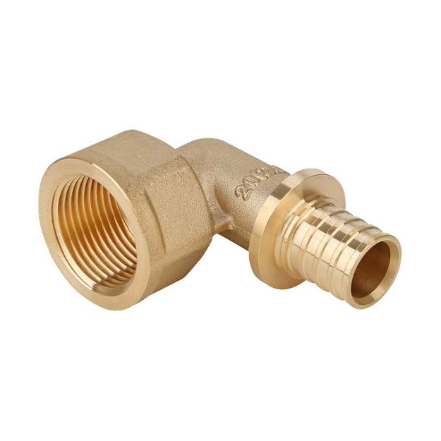 Угольник аксиальный латунный Smart Install Ø16x2,2- В1/2"