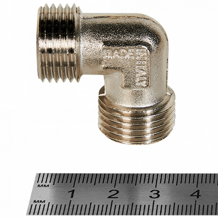 STOUT Угольник НН никелированный 1/2