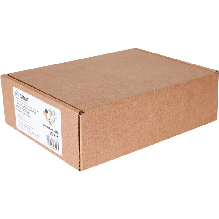STOUT SVS-0040-015025 группа безопасности котла (до 50 кВт) (без теплоизоляции) (503.525)