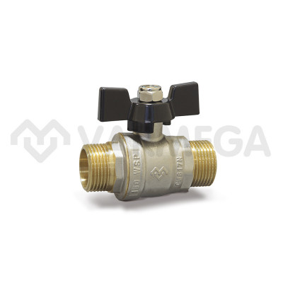 Кран шаровый Varmega Toro VM02503 1&quot; НР-НР, полнопроходной, ручка-бабочка