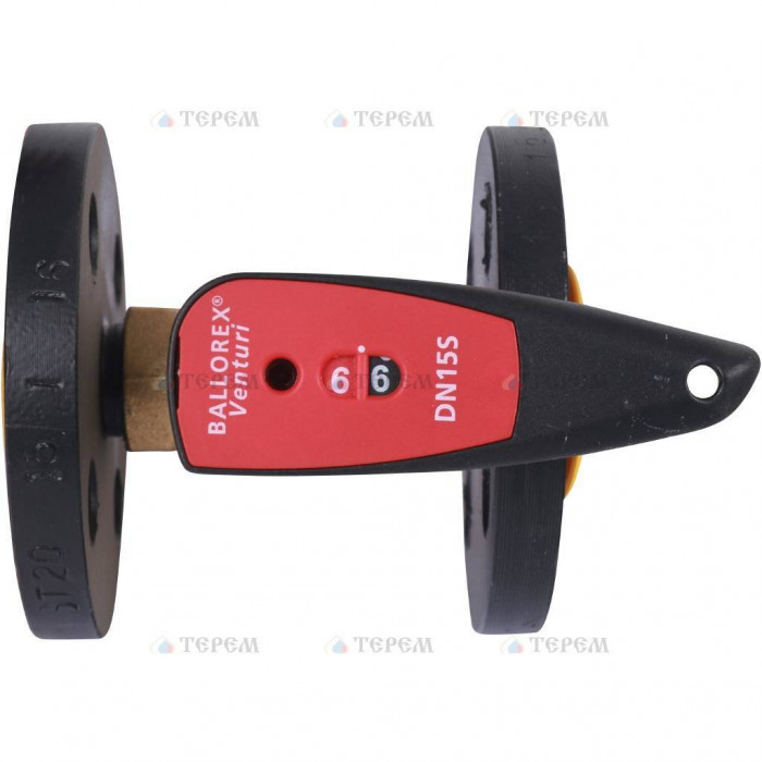 Клапан балансировочный БРОЕН Venturi DRV DN 015 PN 16 ручной фланцевый