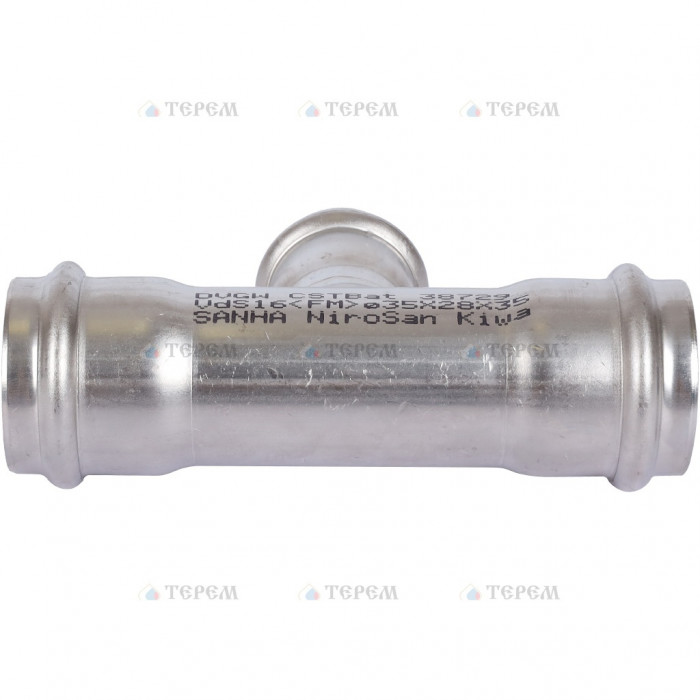 Sanha 9130 пресс-фит. нерж.сталь, тройник ВПр, 35x28x35