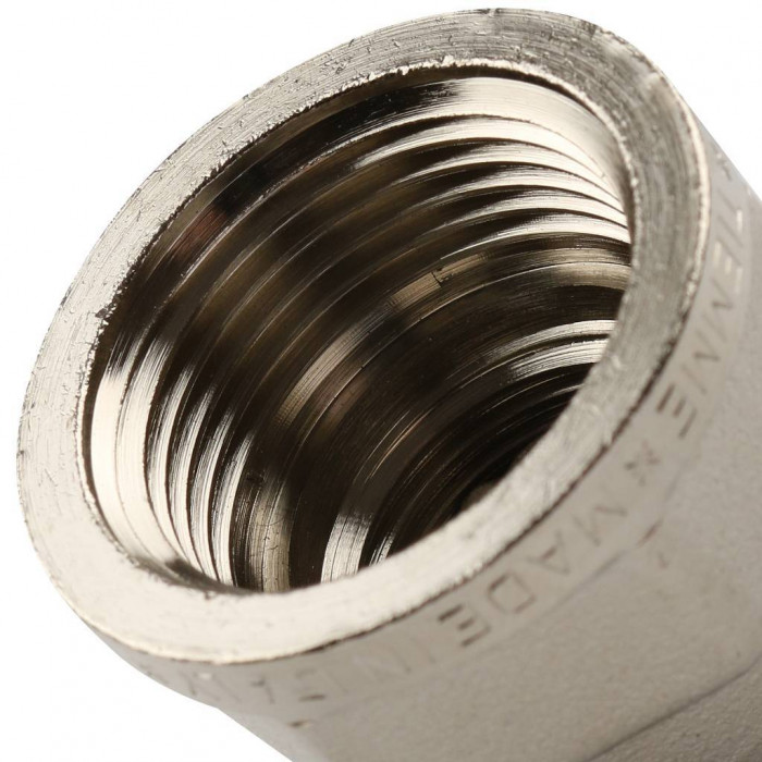 Муфта TIEMME ВВ никелированная 3/4х1/2 для стальных труб резьбовой