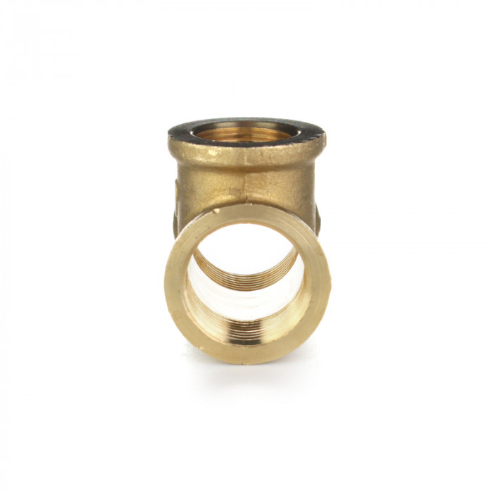 Тройник переходной, ВВВ 1"×3/4"×1", латунь