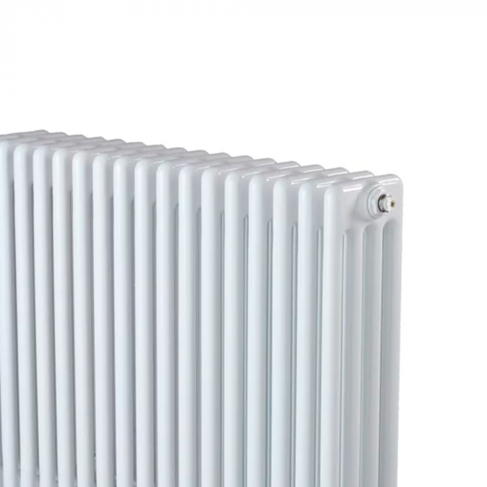 Стальной трубчатый радиатор Zehnder Charleston 4150-01 / 1270 Ral 9016, боковое подключение