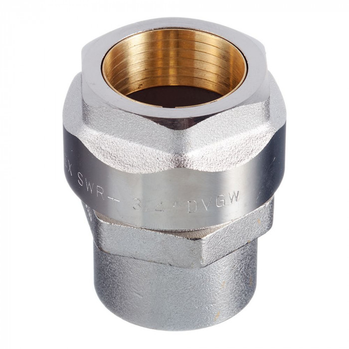 Фитинг резьбовой латунный Plus 3/4" х G 3/4" F, DVGW