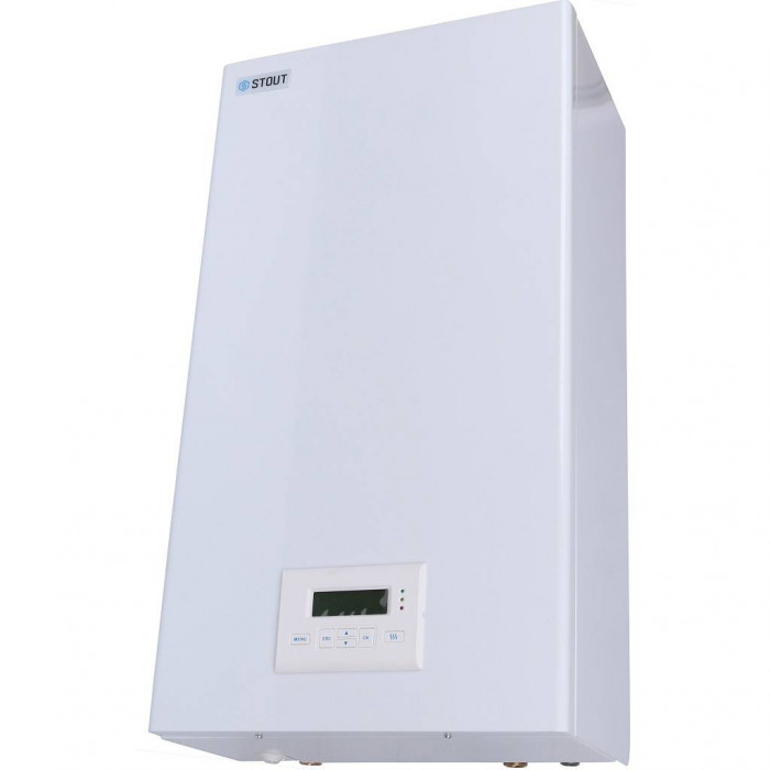Настенный электрический котел STOUT SEB 9 кВт, одноконтурный