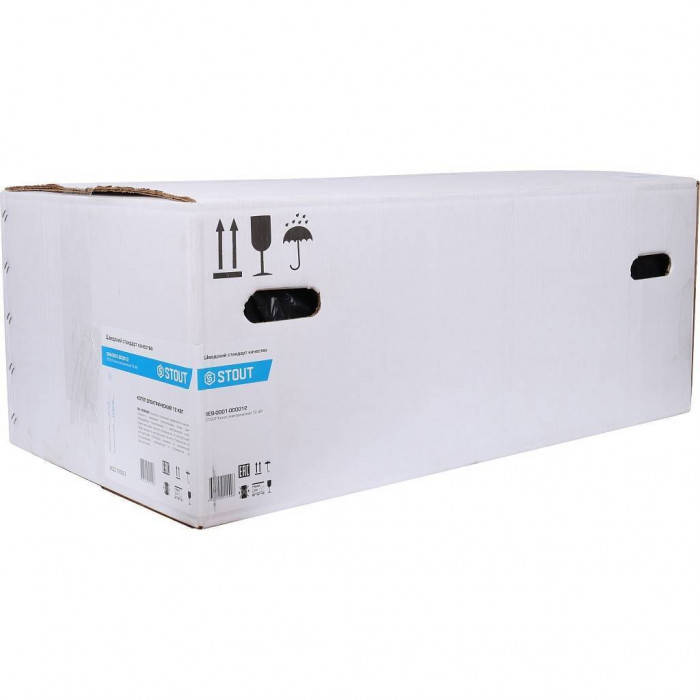 Настенный электрический котел STOUT SEB 9 кВт, одноконтурный