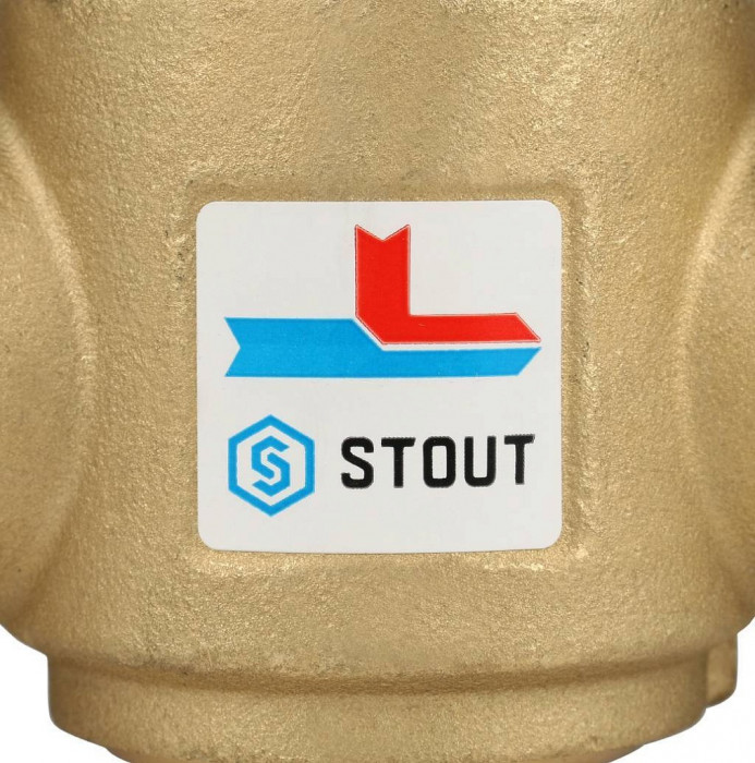 STOUT SVM-0030 Термостатический смесительный клапан G 1"1/4 НР 60°С