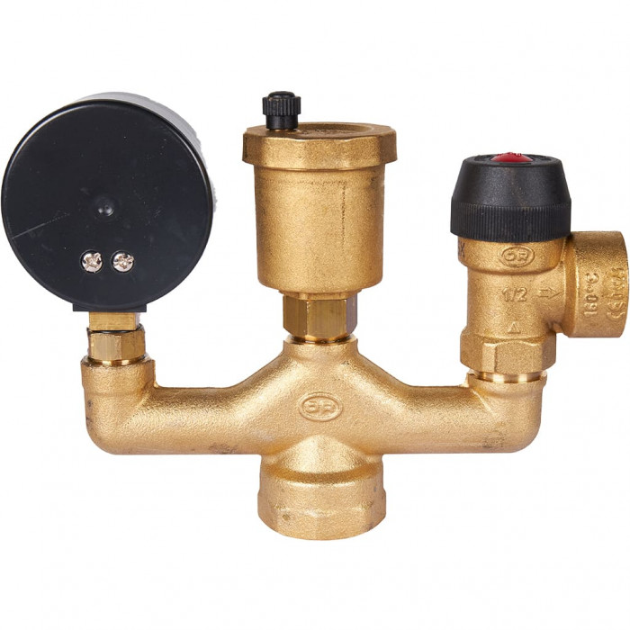 STOUT SVS-0040-055032 группа безопасности котла (до 50 кВт) (в теплоизоляции) (503.528)