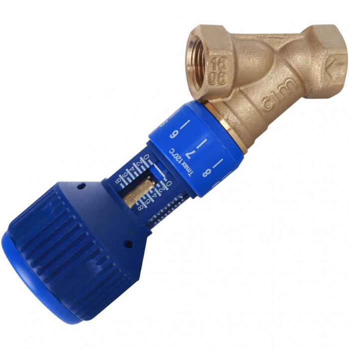 Клапан балансировочный Cimberio 727ОТ 1/2 PN20 BB ручной без изм. ниппелей