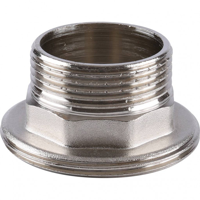 Муфта разъемная Kalde с наружной резьбой 40х1 1/4 для полипропиленовых труб под сварку (цвет белый)