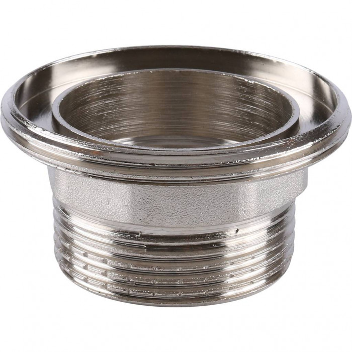 Муфта разъемная Kalde с наружной резьбой 40х1 1/4 для полипропиленовых труб под сварку (цвет белый)