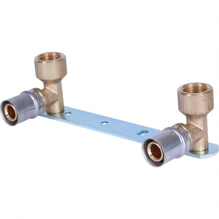 Настенный комплект для смесителя STOUT 1/2 x20 для металлопластиковых труб прессовой