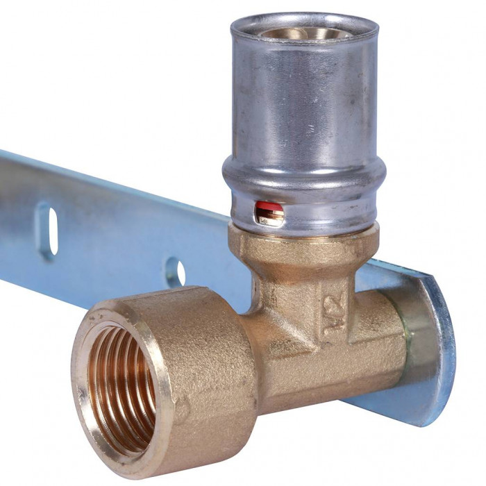 Настенный комплект для смесителя STOUT 1/2 x20 для металлопластиковых труб прессовой