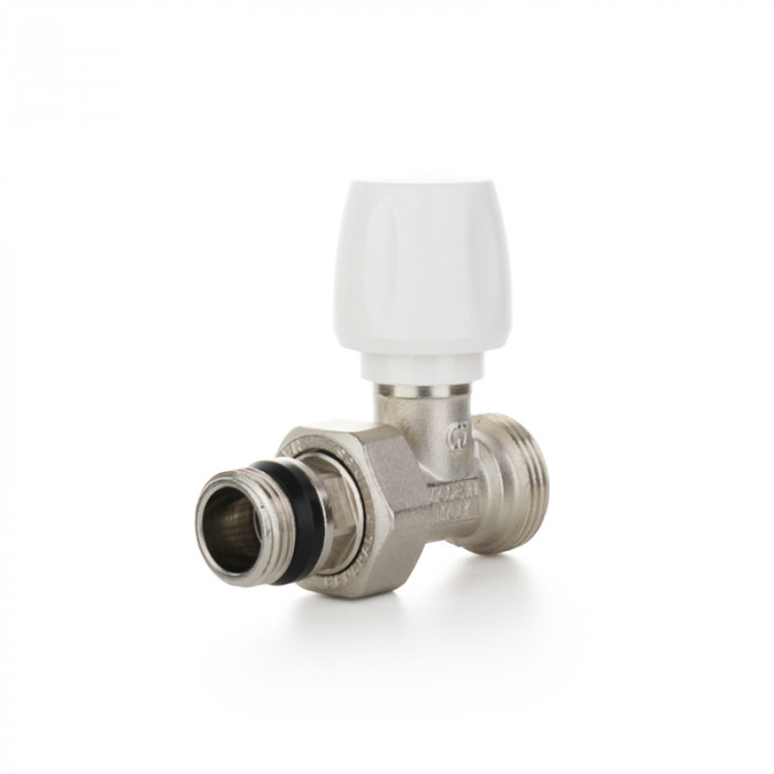 Вентиль ручной прямой, НВ 1/2"×3/4" евроконус, с уплотнением O-RING