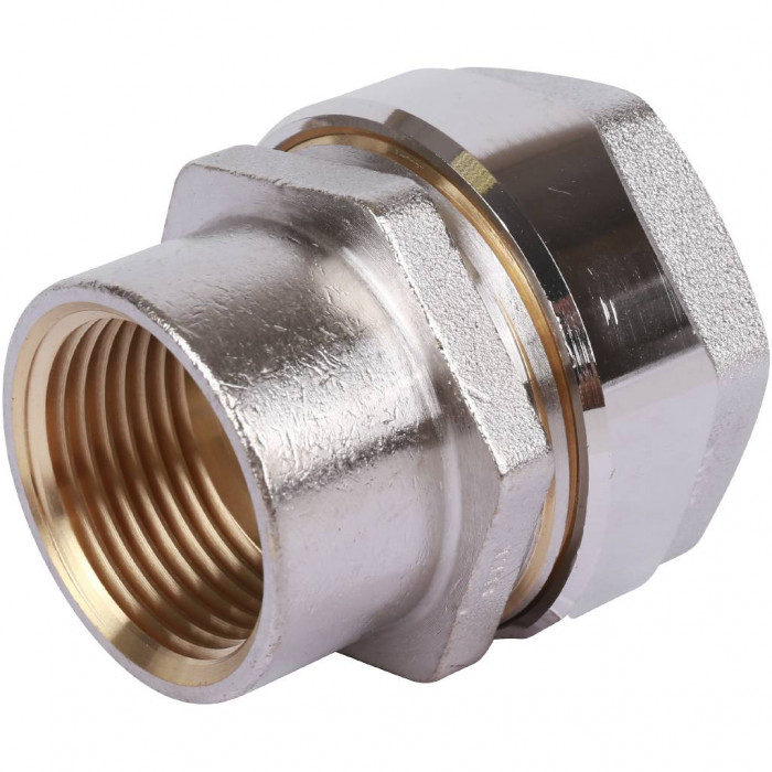 Фитинг резьбовой латунный Plus 1" х G 1" F, DVGW