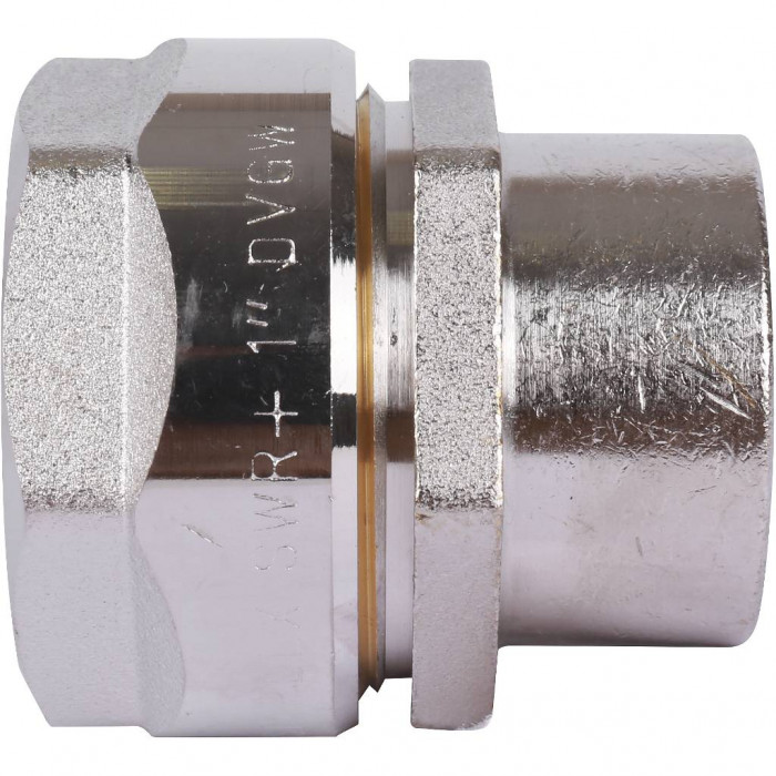 Фитинг резьбовой латунный Plus 1" х G 1" F, DVGW