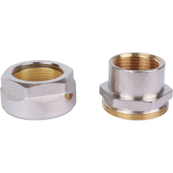 Фитинг резьбовой латунный Plus 1" х G 1" F, DVGW