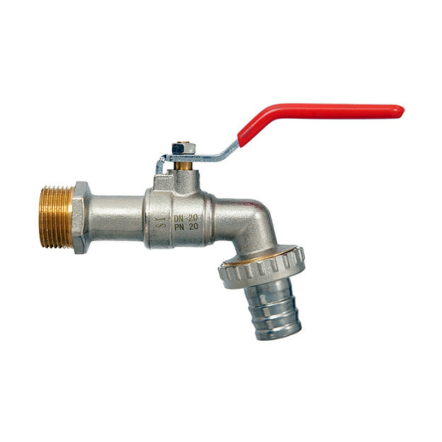 Кран шаровой водоразборный латунный Smart Install 3/4"x1"