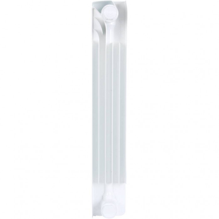 Биметаллический радиатор STOUT Space 500, 13 секций, нижнее правое подключение, белый