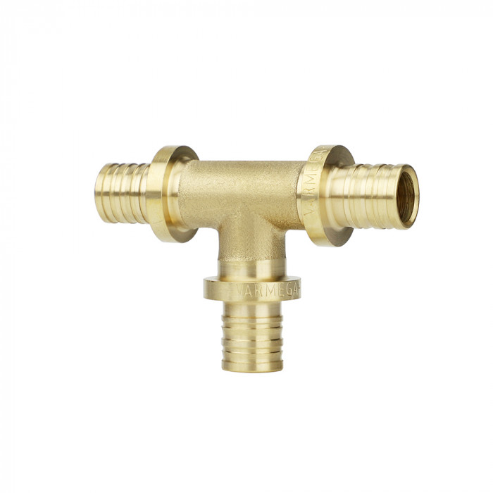 Тройник равносторонний Varmega Slide-fit VM50413, 25, аксиальный