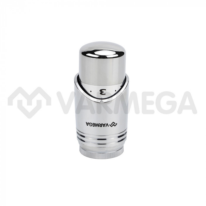 Термостатическая головка (термостат) Varmega VM11204, жидкостная, M30х1.5, хромированная