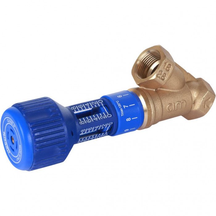 Клапан балансировочный Cimberio 727ОТ 3/4 PN20 BB ручной без изм. ниппелей