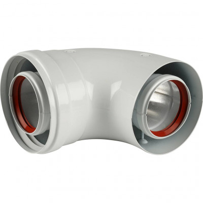 Baxi  KHG (New)Отвод DN 60/100, коаксиальный 90 (для котла)