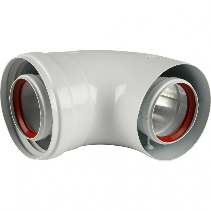 Baxi  KHG (New)Отвод DN 60/100, коаксиальный 90 (для котла)