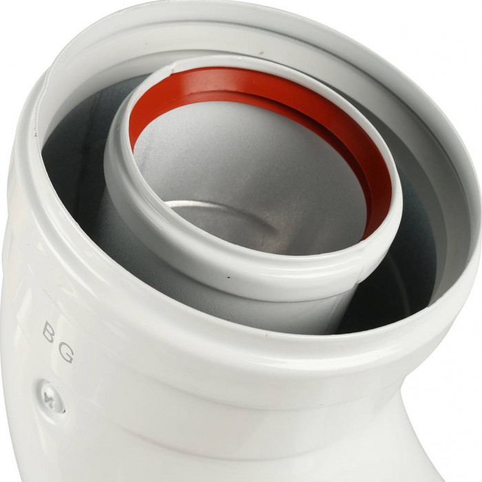 Baxi  KHG (New)Отвод DN 60/100, коаксиальный 90 (для котла)