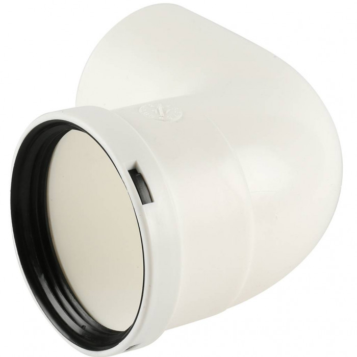 Baxi  KHG BAXI Отвод 90°, Ду 80 мм, полипропиленовый, НТ