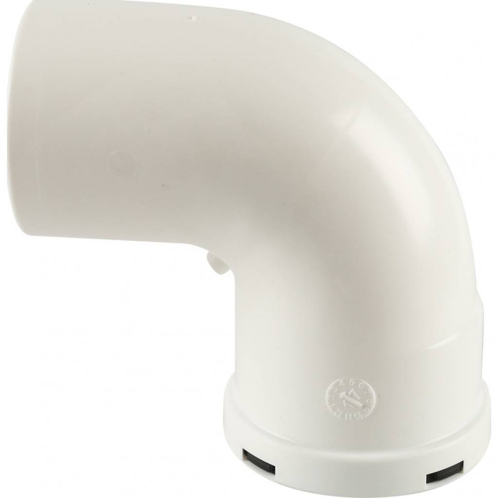 Baxi  KHG BAXI Отвод 90°, Ду 80 мм, полипропиленовый, НТ