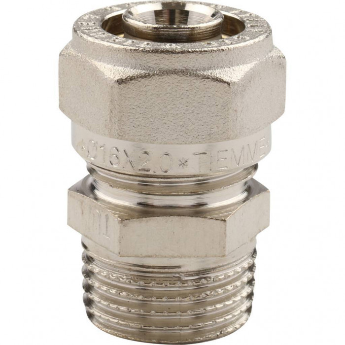 TIEMME Муфта с наружной резьбой (16х2.0х1/2)