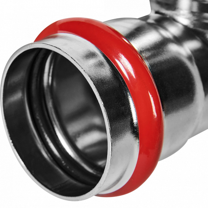 ROMMER RSS-0013-000042 ROMMER Тройник равнопроходной, 42, из нержавеющей стали прессовой