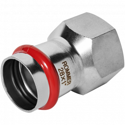 ROMMER RSS-0022-000281 ROMMER Переходник-ВР, 28х1, из нержавеющей стали прессовой