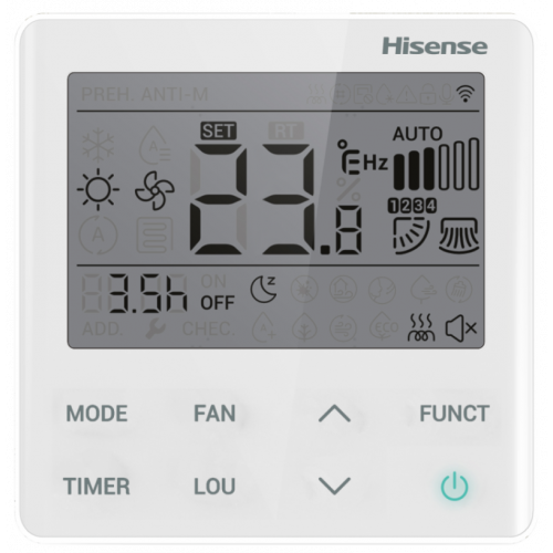 Инверторный канальный кондиционер Hisense HEAVY EU DC Inverter R32 AUD-36UX4REH8/AUW-36U4RK7