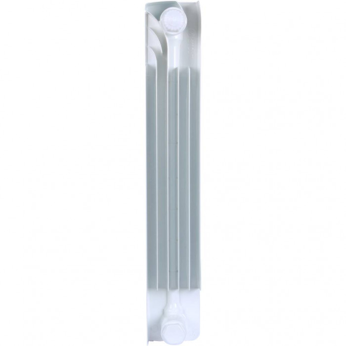 Биметаллический радиатор STOUT Space 500, 14 секций, нижнее правое подключение, белый