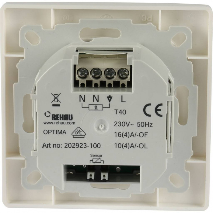 Терморегулятор Rehau Solelec Optima 10 A с цифровым дисплеем 12029231100 (202923)