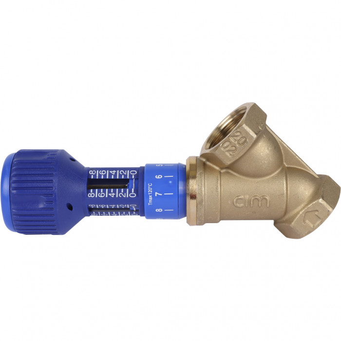 Клапан балансировочный Cimberio 727ОТ 1 PN20 BB ручной без изм. ниппелей