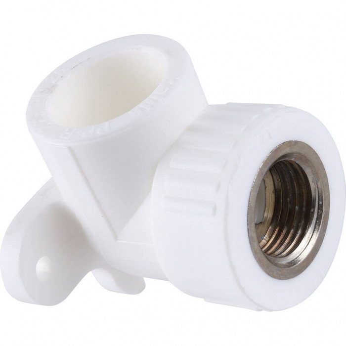 Kalde Угольник с креплением для полипропиленовых труб (внутр. Резьба, 25х1/2 )