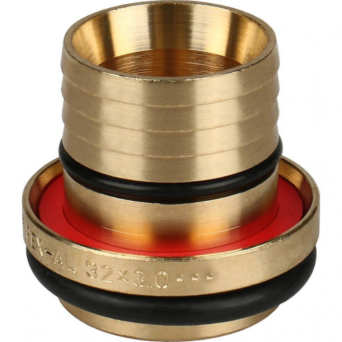 Угольник-переходник STOUT с наружной резьбой 1 x32 для металлопластиковых труб винтовой