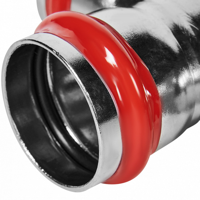 ROMMER RSS-0013-000035 ROMMER Тройник равнопроходной, 35, из нержавеющей стали прессовой