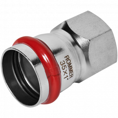 ROMMER RSS-0022-000351 ROMMER Переходник-ВР, 35х1, из нержавеющей стали прессовой