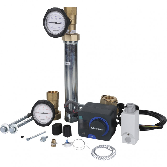 Насосная группа Meibes MeiFlow TOP S MC-CV DN25 с электронным термостатом без насоса