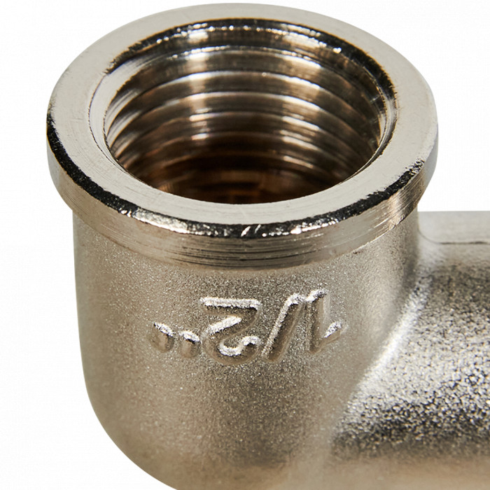 STOUT Угольник НВ никелированный 1/2