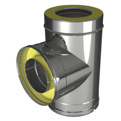 Тройник 87° D130/230, AISI 321/304 (Вулкан)