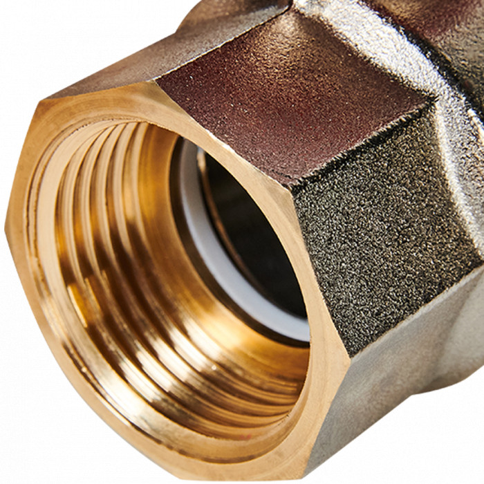 Кран шаровой полнопроходной с американкой STOUT SVB-1007-200025 ВР/НР ручка бабочка 1 (EPDM)